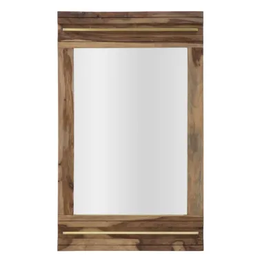 LUSTRO ELEGANT SHEESHAM 120X3X73 cm (WYMIAR WEWNĘTRZNY 57X84 cm)